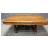Wood Coffee Table w/Casters