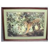 Triple Matted Framed Canvas Print By Nalin Trivedi