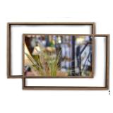 Mid Century Modern Walnut Mirror - Retail $290