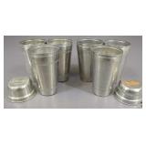 Vintage Ovaltine, Cocomalt Metal Shakers 8pc