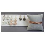 Earrings & Bracelet 4pc