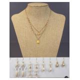 Satya Necklace & Earrings 5pc