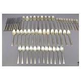 American Silver Co. Silver Plate Flatware 54pc