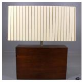 Wood Base Lamp