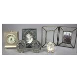 Seth Thomas Clock/Picture Frames 6pc