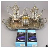 Towle Silver Plate Serving Pieces 6pc