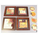 Tile Trivets/Decor & Coasters 8pc