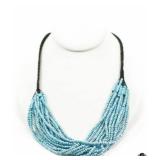 Blue Beaded Necklace