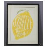 Squeeze the Day Framed Print
