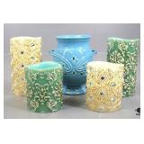 Battery Operated Candles & Candle Warmer 5pc