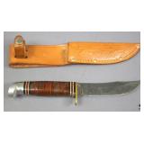 Western Knife Co. w/Leather Holder