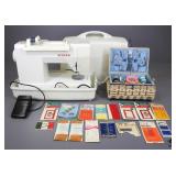Singer Portable Sewing Machine/Sewing Basket 2pc