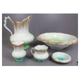 Alliance Vintage Wash Basin and Pitcher 5pc