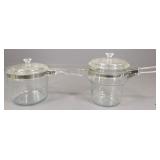 Pyrex Clear Glass Cookware 2pc