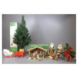 Christmas Decor - Optic Tree, Nativity Scene 10pc