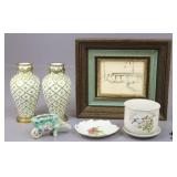Vases & Decor from Japan/Framed Print 6pc