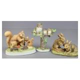 Animal Figurines 3pc