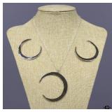 RLM Studio Sterling Silver Necklace & Earrings