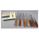 Westinghouse Knife Sharpener & Knives 8pc