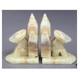 Marble Bookends 2pc