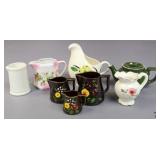 Teapot & Creamers 8pc
