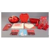 Red/Heart Party Decor  14pc