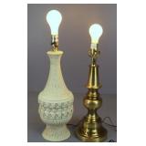 Lamp - No shades or Harps 2pc