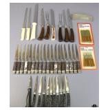 Cutlery w/Sharpening Stone 41pc