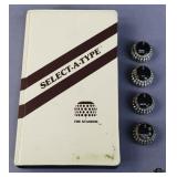 IBM/GP Selectric Typewriter Font Balls 12pc