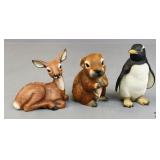 JHK Animal Figurines from Japan 3pc