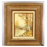 Framed Oil on Canvas