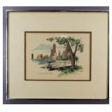 Framed S/N Print "Oak St. Beach, Chicago"