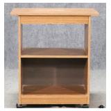 2 Tier Bookshelf w/ Casters