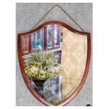 Bombay Company Wood Framed Beveled Mirror