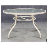 Glass Top Patio Table