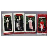 Hallmark Keepsake Barbie Ornaments 4pc