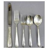Sterling Flatware "Heiress" by Oneida 5pc