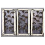 Wood & Metal Wall Decor 3pc