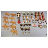 Cowboy-Themed Ornaments 35+ pc