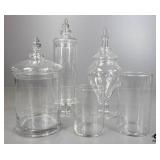 Glass Jars 5pc