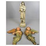 Figurines & Angels 4pc