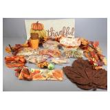 Sterilite Container w/Assorted Fall Decor 20+