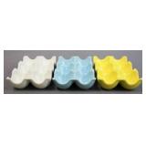 Ceramic Egg Holders 3pc