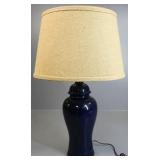 Blue Ceramic Lamp