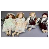 Cathay Collection Dolls 4pc