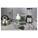 Oster Blender, Assorted Kitchen Tools 11pc