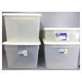 Sterlite Plastic Containers 4pc
