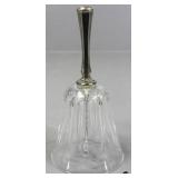 Leonard Crystal & Silver Plate Hand Bell
