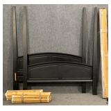 Black Poster Queen Bed