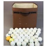 Golf Balls W/Bin 47pc